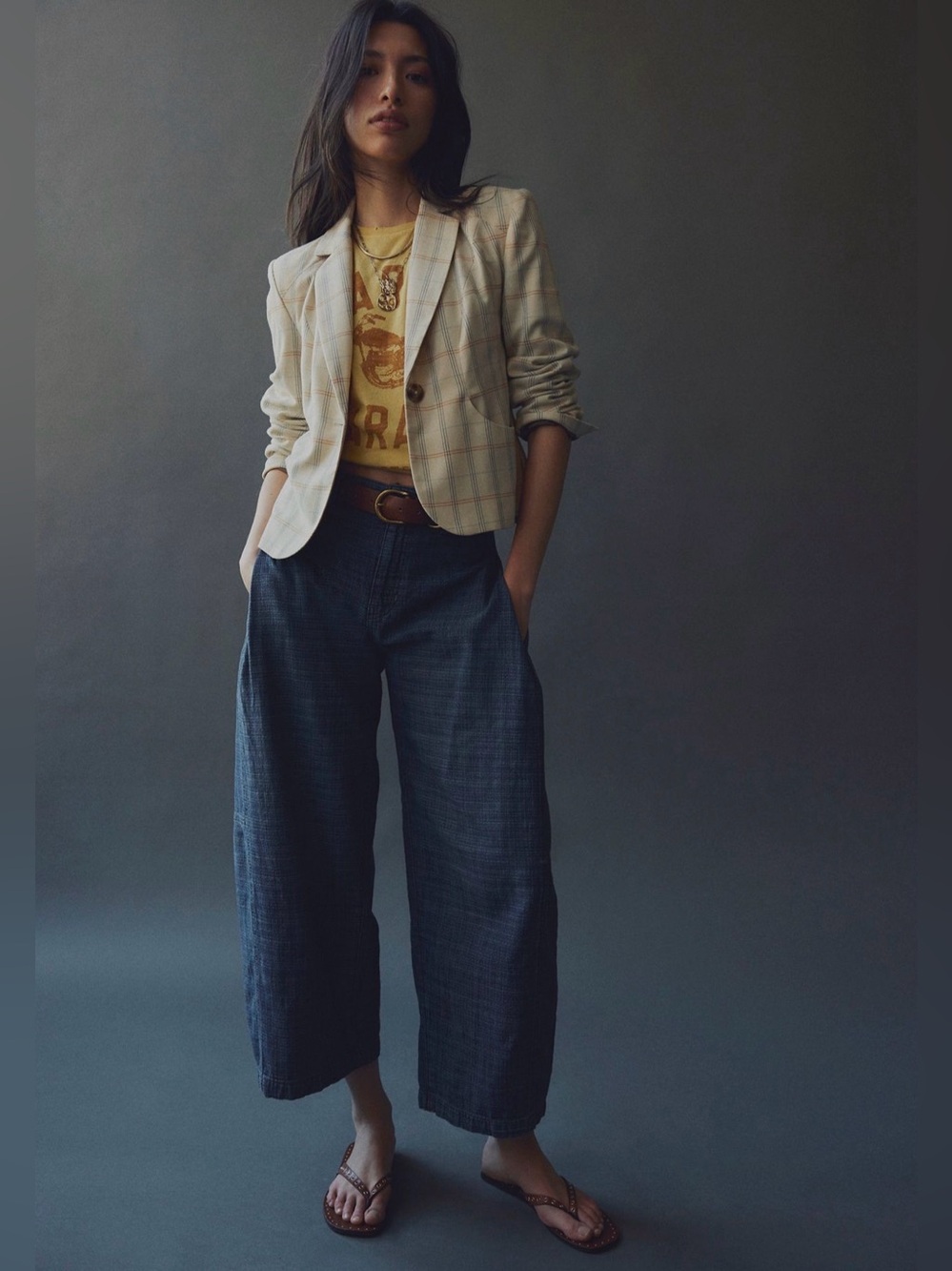We The Free Free To Roam Cropped Jeans in Seven Seas - Picture 8 of 8
